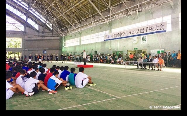 大会3日目、女子シングルス1回戦、女子ダブルス1、2回戦結果 [第44回全中]