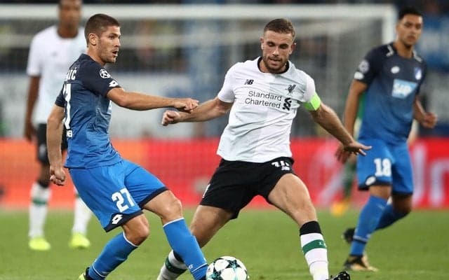 第1戦先勝のリバプール、CL本戦進出に向けホッフェンハイムを迎え撃つ