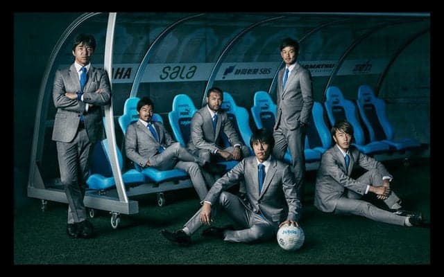 ジュビロ磐田×SOLIDO、コラボPV公開…名波浩、中村俊輔らがスーツで出演