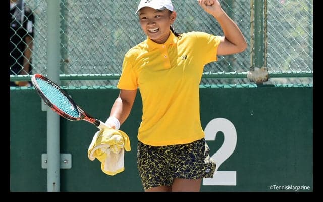 2年生の長谷川愛依（一宮市立中部）が女子シングルス王者に輝く [第44回全中]