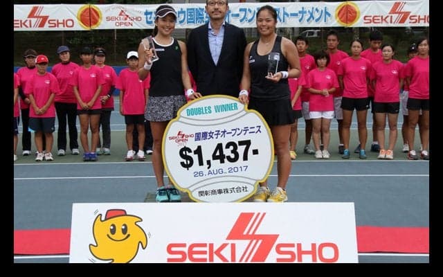 ダブルスは全日本優勝ペアの今西美晴／大前綾希子が優勝 [セキショウ国際女子オープン]