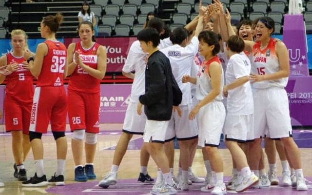 女子日本代表がロシアに快勝しユニバーシアード決勝進出の快挙！ 1995年大会以来となるメダル確定も「必ず金メダルを」