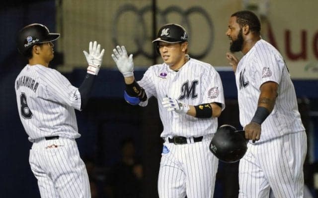 猪本プロ初打点＆角中3安打3打点！千葉ロッテが快勝！