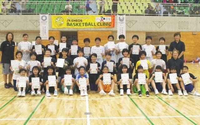 女子バスケ界を牽引するJX-ENEOS、中学生を対象にスキルアップと人間育成を目的としたサマーキャンプを実施