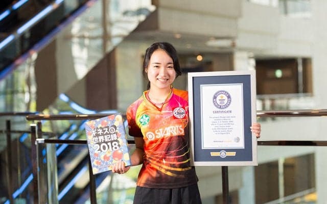 伊藤美誠、中村憲剛らの記録を掲載した「ギネス世界記録2018」発売