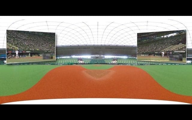 西武vsロッテ、4KでのVRパノラマライブ配信を実施