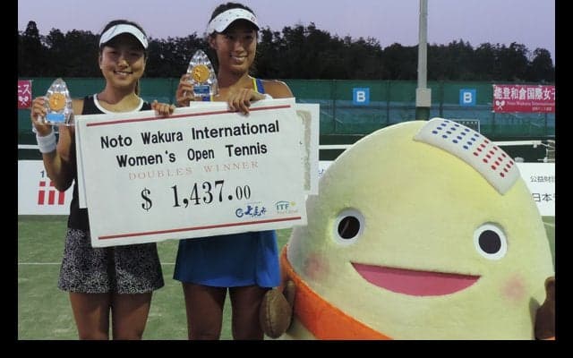スー・チーユと組んだ今西美晴がダブルス2週連続優勝 [能登和倉国際女子オープン]