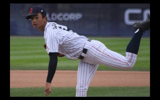 木更津総合・山下、強打者揃うキューバに「低め意識」で貫禄投球