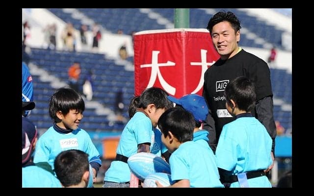  支援をさらに。AIGジャパン、大畑大介氏をラグビーアンバサダーに任命。 