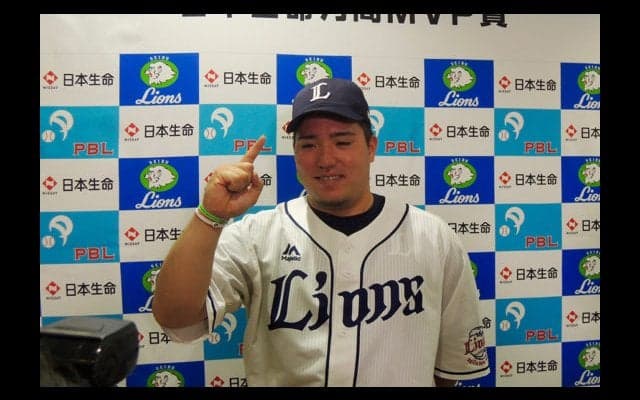 西武山川、8月は打撃“6冠”で初の月間MVPも「全くレギュラーとは言えない」