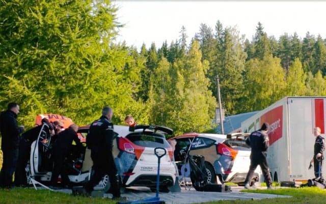 フィンランド選手権参戦の勝田と新井、TMRがテスト動画を公開