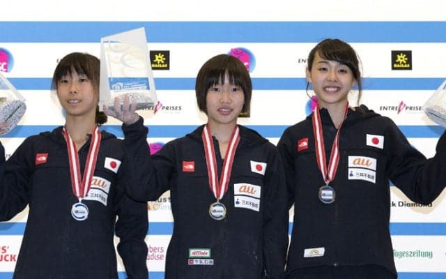 森秋彩が金！日本女子が再び表彰台を独占／世界ユース選手権 インスブルック2017【リード／ユースB】