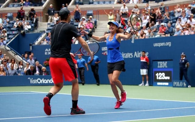 ヒンギス／マレーが混合ダブルスでウィンブルドンに続けて優勝[全米オープン]