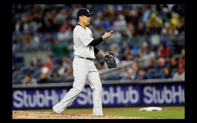 【MLB】田中将大が日米150勝へ7回2失点快投、ジャッジ2連発、大量援護で白星権利