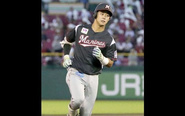 千葉ロッテの2年目・平沢がプロ168打席目での初本塁打！