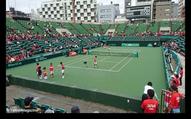 暴風・波浪警報で3試合は18日に順延 [デ杯ワールドグループ・プレーオフ 日本対ブラジル]