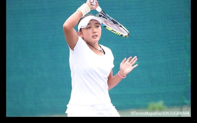 岡村恭香のダブルスは初戦突破ならず [広州国際女子オープン]