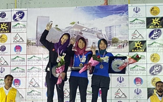 尾上彩、藤井快が金！／アジア選手権2017【リード女子・ボルダリング男子】