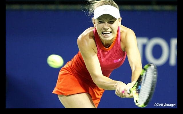 前年女王のウォズニアッキがチブルコバの途中棄権でベスト4進出 [東レPPO]
