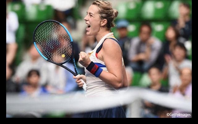 パブリウチェンコワがケルバーを倒してノーシードから決勝へ [東レPPO]