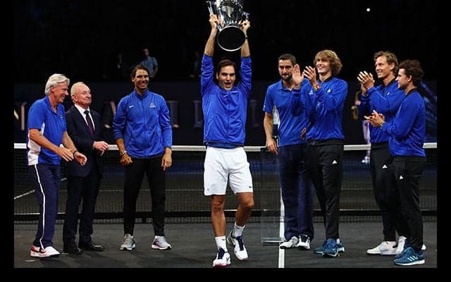 フェデラーがキリオスを僅差で破り、チーム・ヨーロッパが第1回大会の勝者に [レーバー・カップ]