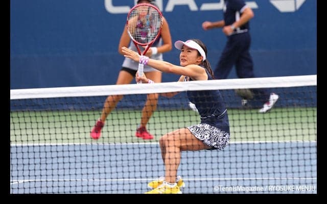 青山修子／ヤン・ザオシャンがマカロワ／ベスニナの途中棄権で準決勝へ [武漢オープン]
