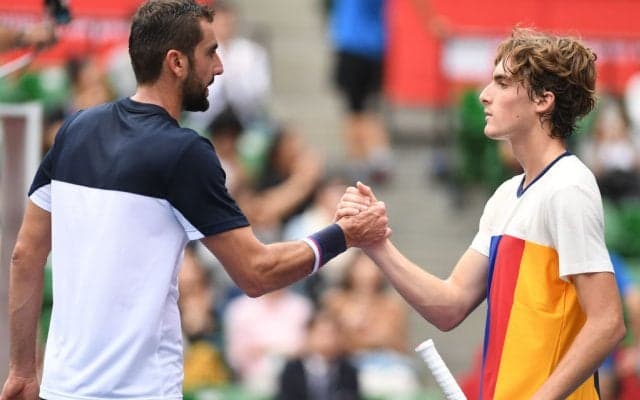 【大会1日目】内山が2回戦進出、チリッチ、アンダーソンも順当に勝利[楽天ジャパンオープン]