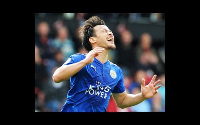 決定機で外し、悔しがる岡崎慎司。代表ウィークは「休養」でリセット