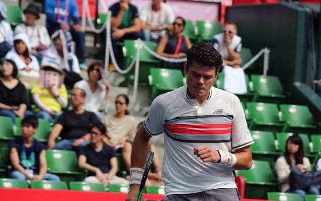 【大会2日目】杉田、ラオニッチが勝利、ティームはまさかの初戦敗退[楽天ジャパンオープン]