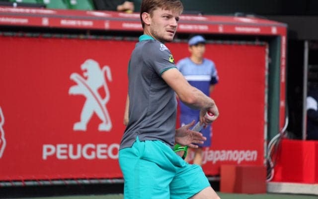 ゴファンが左膝に不安を見せるも逆転勝利でベスト8進出[楽天ジャパンオープン]