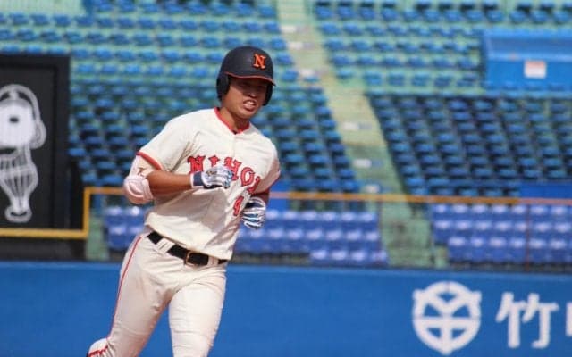 八田夏と北阪真規の2本塁打で日大が大勝し今季初の勝ち点！ドラフト候補・鍬原拓也7失点KO【東都大学野球 秋季リーグ戦 中央大vs日本大3回戦】