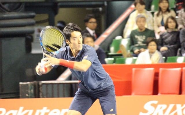 ラオニッチがまさかのリタイアで、杉田がベスト8進出[楽天ジャパンオープン]