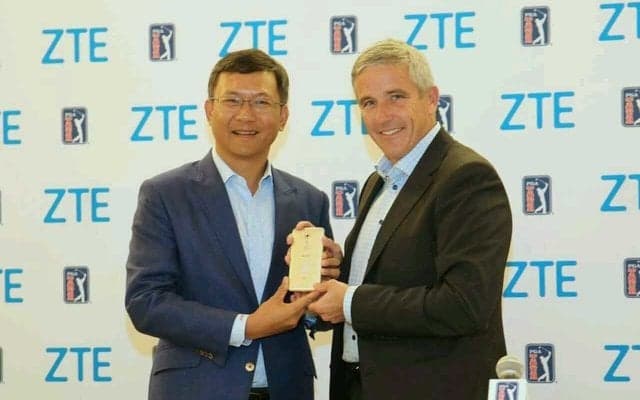 ZTE、米国男子PGAツアーと公式スマートフォン契約を締結