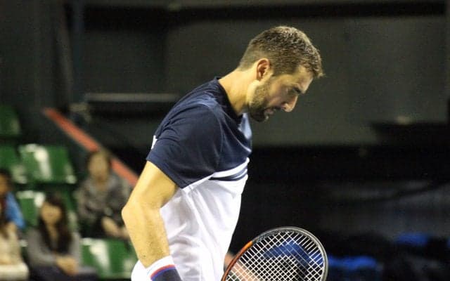 優勝候補チリッチまさかの敗退。屈指のビッグサーバーが5ゲーム連続でブレークを許す[楽天ジャパンオープン]