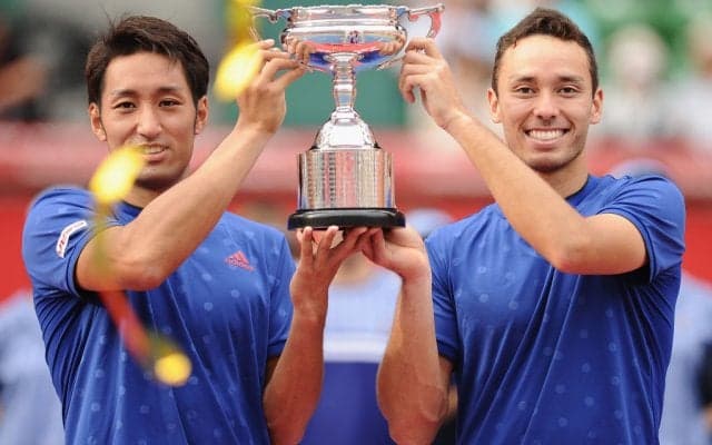 マクラクラン／内山、日本人ペアとして12年ぶりダブルス優勝「すごく気持ちいい」[楽天ジャパンオープン]