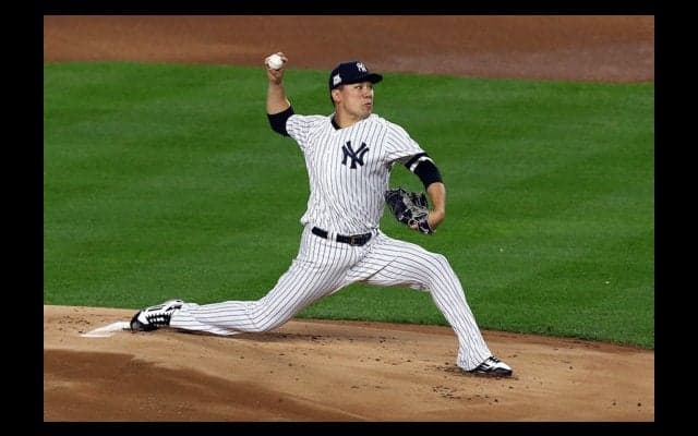 田中将大、負けたら敗退のマウンドで6回まで快投　ジャッジがHRキャッチの美技