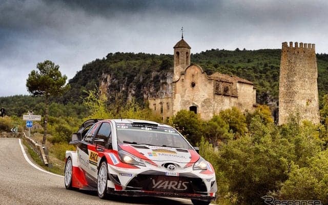 【WRC 第11戦】スペイン戦でトヨタのハンニネンが4位に…優勝はシトロエンのミーク、オジェが王座に接近