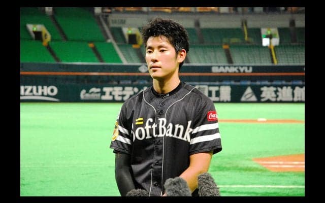 ソフトバンク上林が侍ジャパン入り「いい思い出を残して帰ってきたい」
