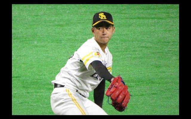 2球種で1軍打者を手玉、大物感抜群、ホークス紅白戦で輝いた18歳左腕