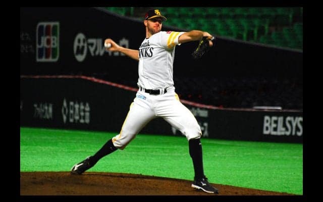 鷹バンデンが紅白戦で完璧すぎる投球　状態良すぎて球数足りず!?