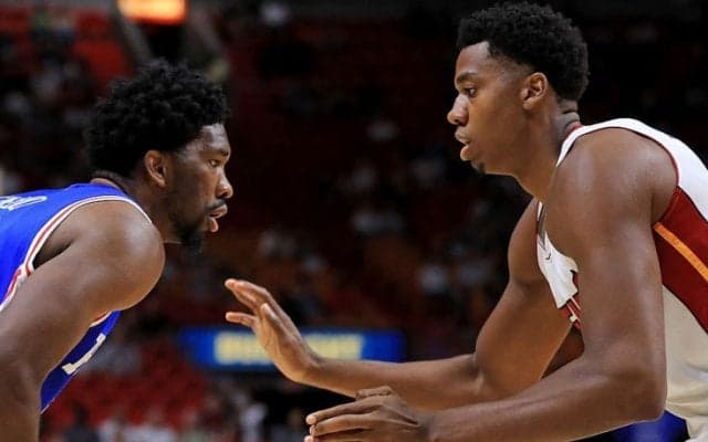 ハッサン・ホワイトサイドとジョエル・エンビードに遺恨勃発、プレシーズンゲーム後にSNSで『場外乱闘』