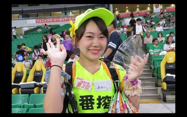 「福岡発　売り子名鑑」チャレンジ精神旺盛の音楽女子、最後まで笑顔で販売