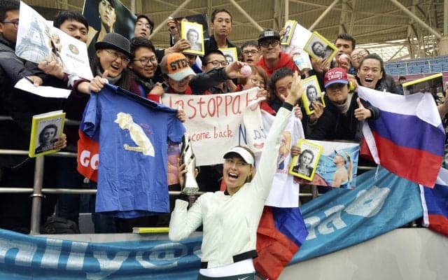シャラポワが2年以上ぶりのタイトル獲得[天津オープン]
