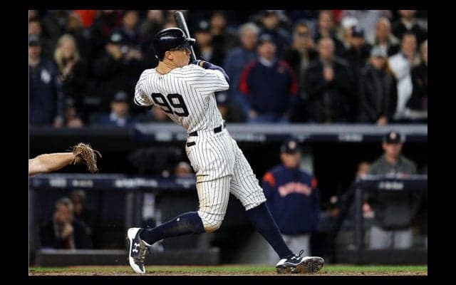 ジャッジが左翼へ強烈3ラン　ヤンキースが8点リード