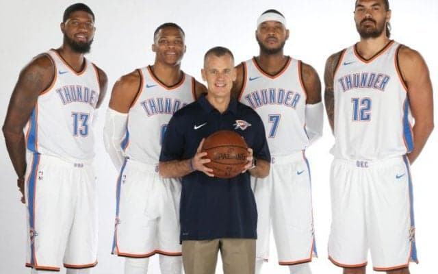 ［NBA2017-18開幕特集 サンダー］ウェストブルックのワンマンチームを脱却、オールスター3人を揃える『最大の賭け』