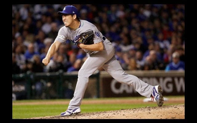 【MLBプレーオフ】前田健太がまた3者凡退の完璧救援、最速153キロ、10球で勝利リレーつなぐ