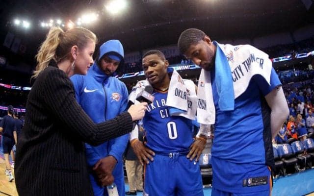 サンダーの『新ビッグ3』が開幕戦で躍動、ラッセル・ウェストブルックは今シーズン初のトリプル・ダブル