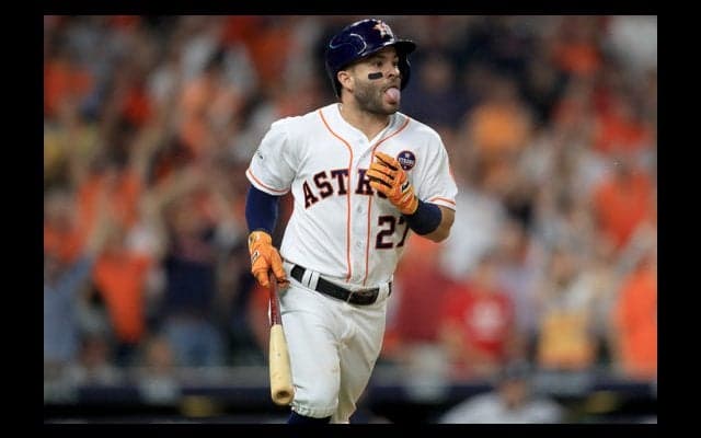 【MLBプレーオフ】アストロズが5回に3点追加、アルトゥーベのソロ弾＆マキャン2点二塁打