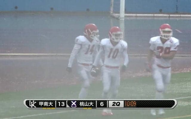 甲南大学 vs 桃山学院大学 (王子)