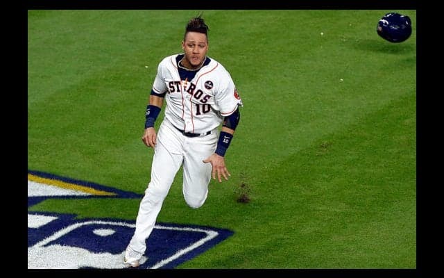 【MLB】WS進出貢献グリエル、古巣DeNAのファンに感謝　中畑前監督との2ショット写真も